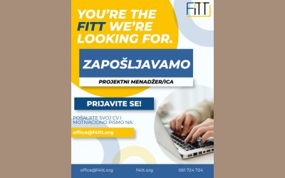 Oglas za posao – projektni menadžer/ica